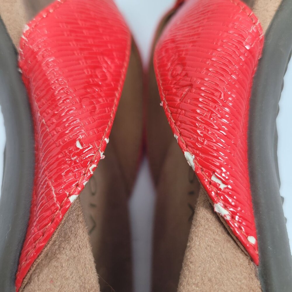 Vionic Hilda Woven Women's Red Thong Sandals US Size 11 - Picture 7 of 11